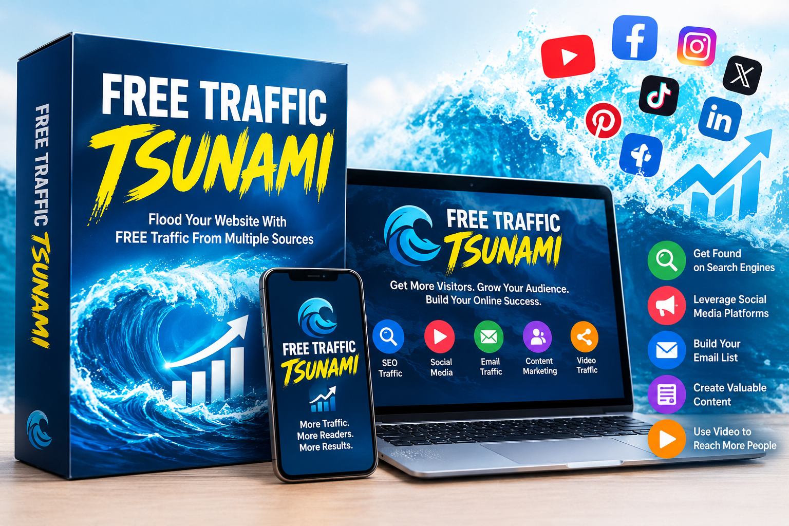Free Traffic Tsunami Review – AI-Focused Free Traffic Strategy and Training